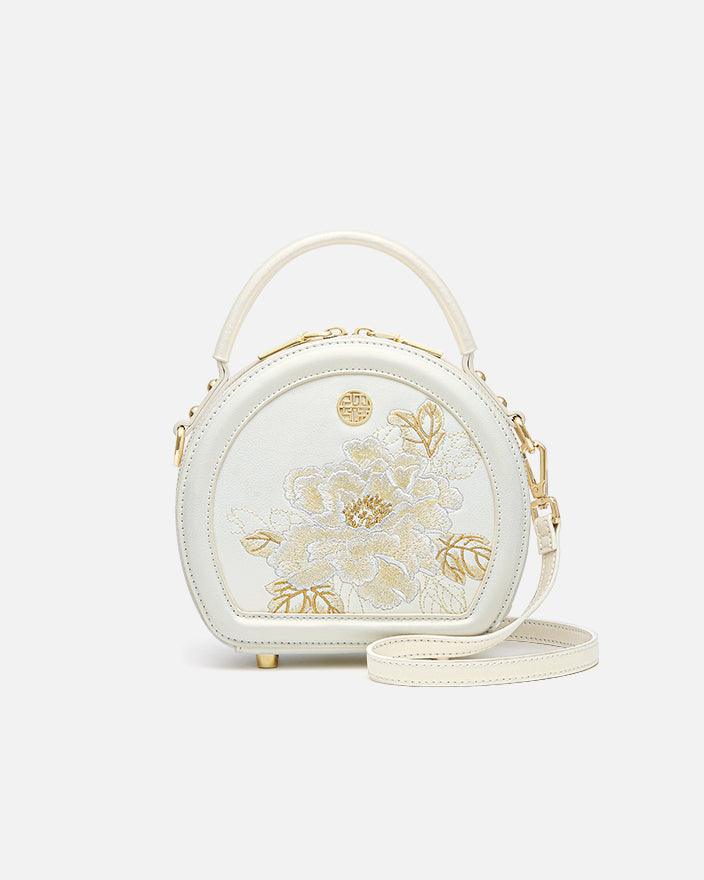 Pink Lily Boutique Taking Notes Embroidered Strap Crossbody