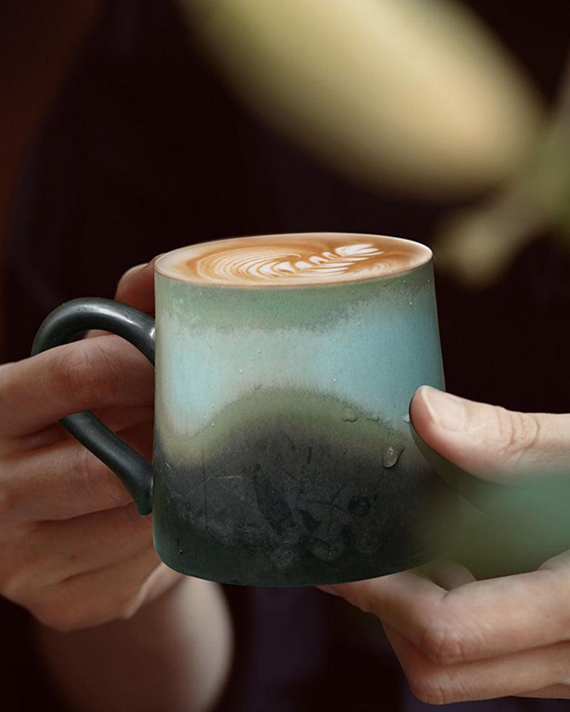 Sleeping Rain Handmade Ceramic Coffee Gift Mug - gloriouscollection