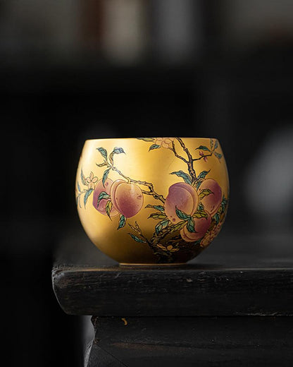 Handmade 24k Gilding Porcelain Tea Pot - gloriouscollection