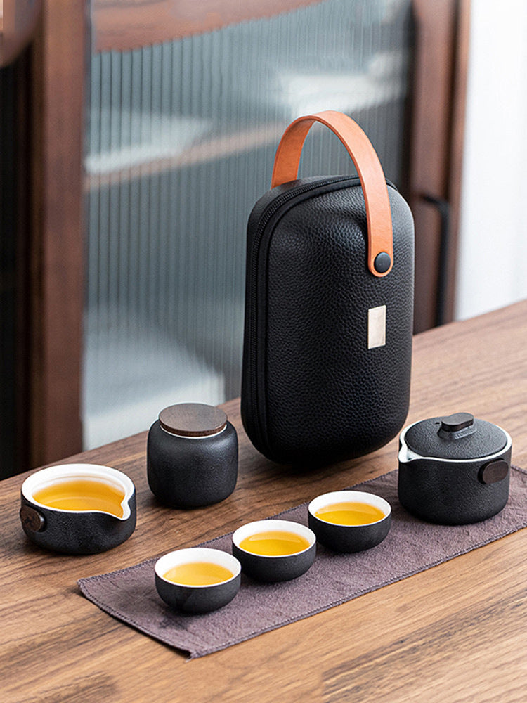 High-End Portable Travel Kung Fu Tea Set