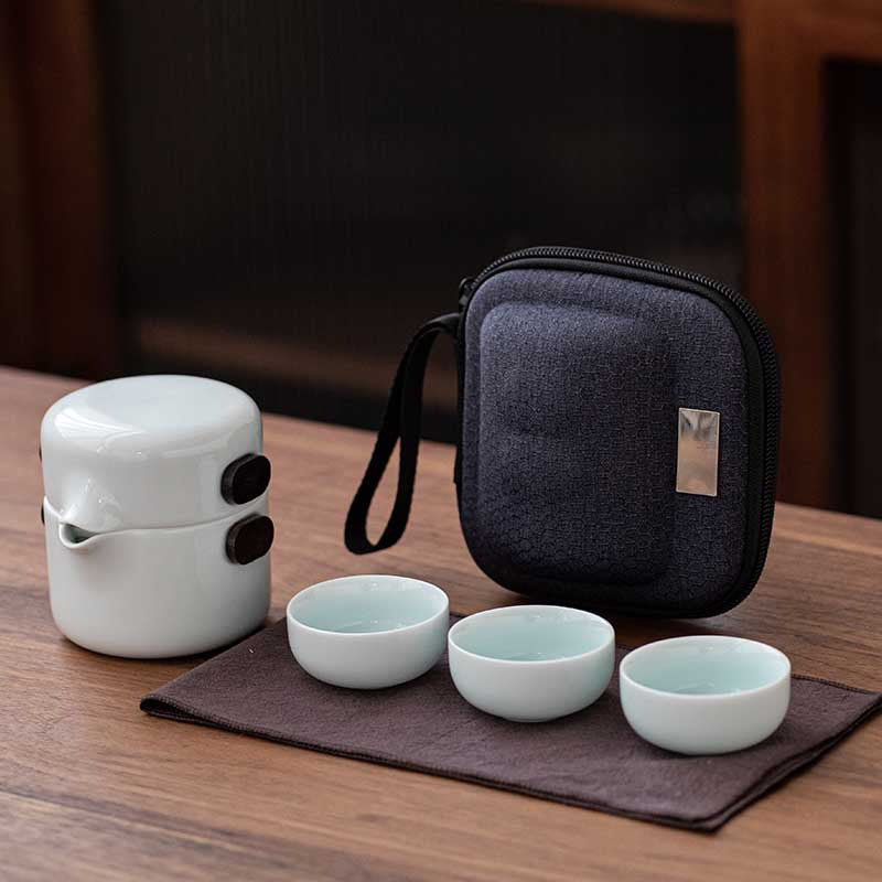 High-End Portable Travel Kung Fu Tea Set