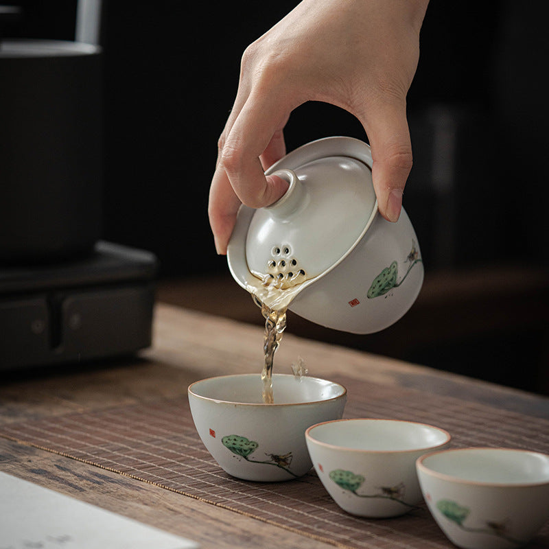 Ceramic Quick Cup - Mini Set for Travel Tea