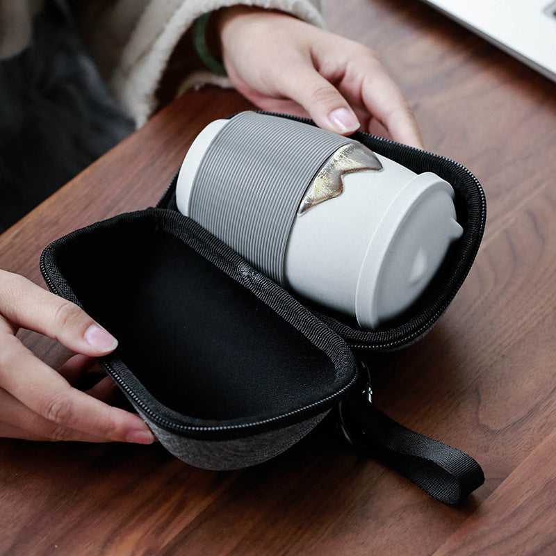 Simple Portable Travel Landscape Tea Cup