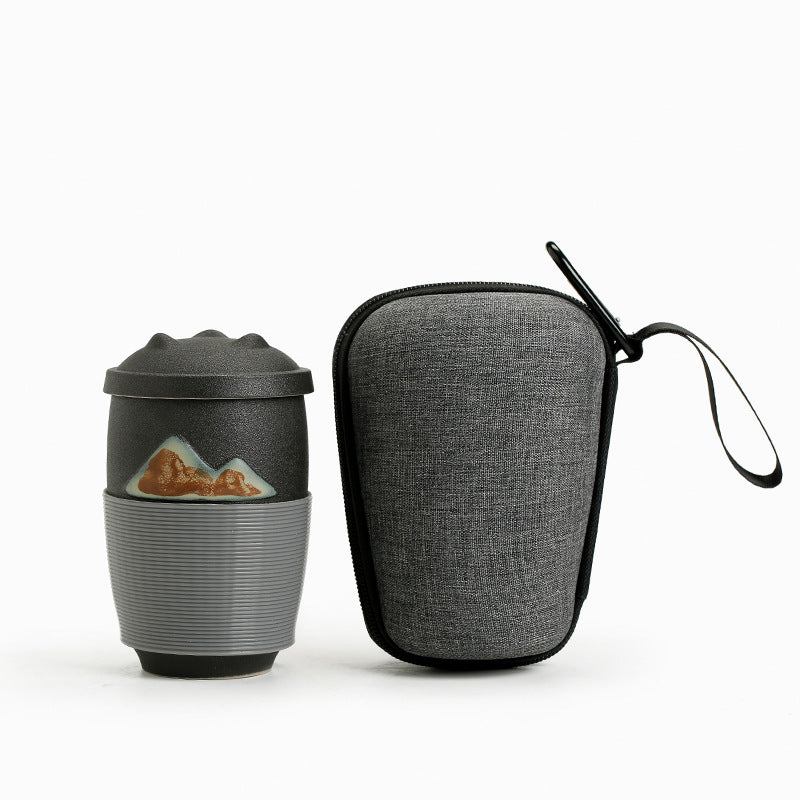 Simple Portable Travel Landscape Tea Cup
