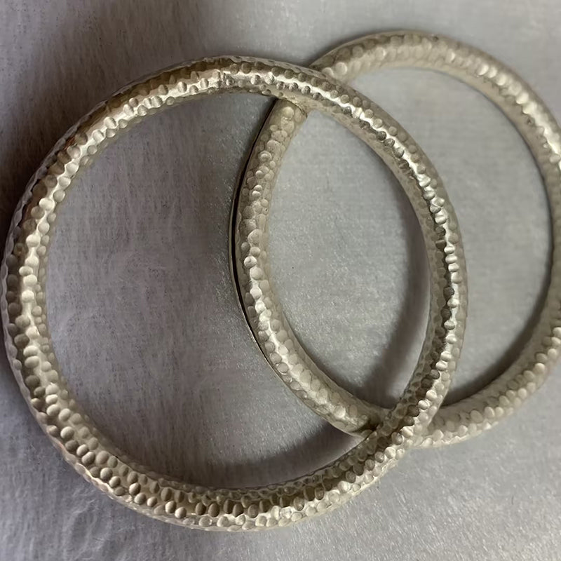 Tibetan Master Handmade Pure Silver Bracelet