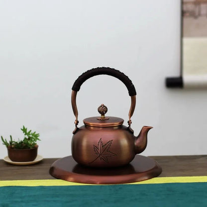 Good Luck Buddha Copper Teapot