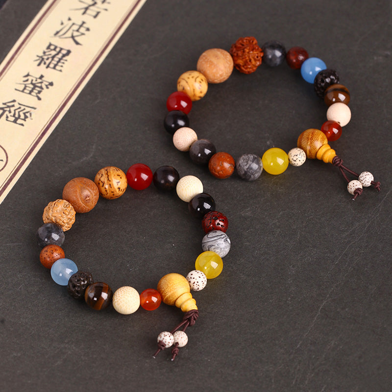 Multi-Treasure 18-Seed Bodhi Safety Bracelet