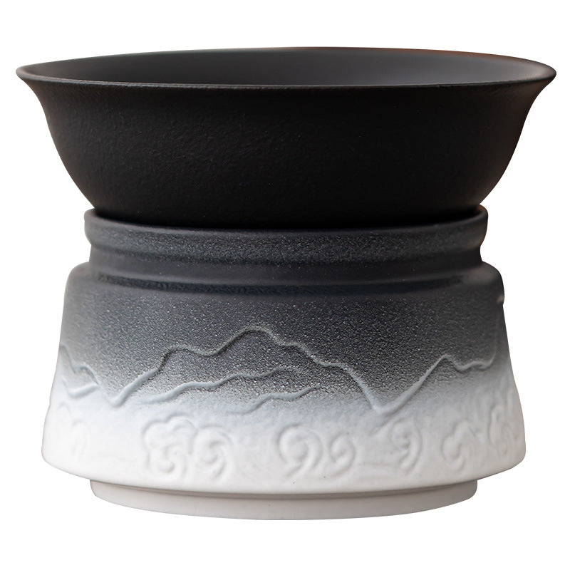Gradient Mountain and Sea View Tea Funnel