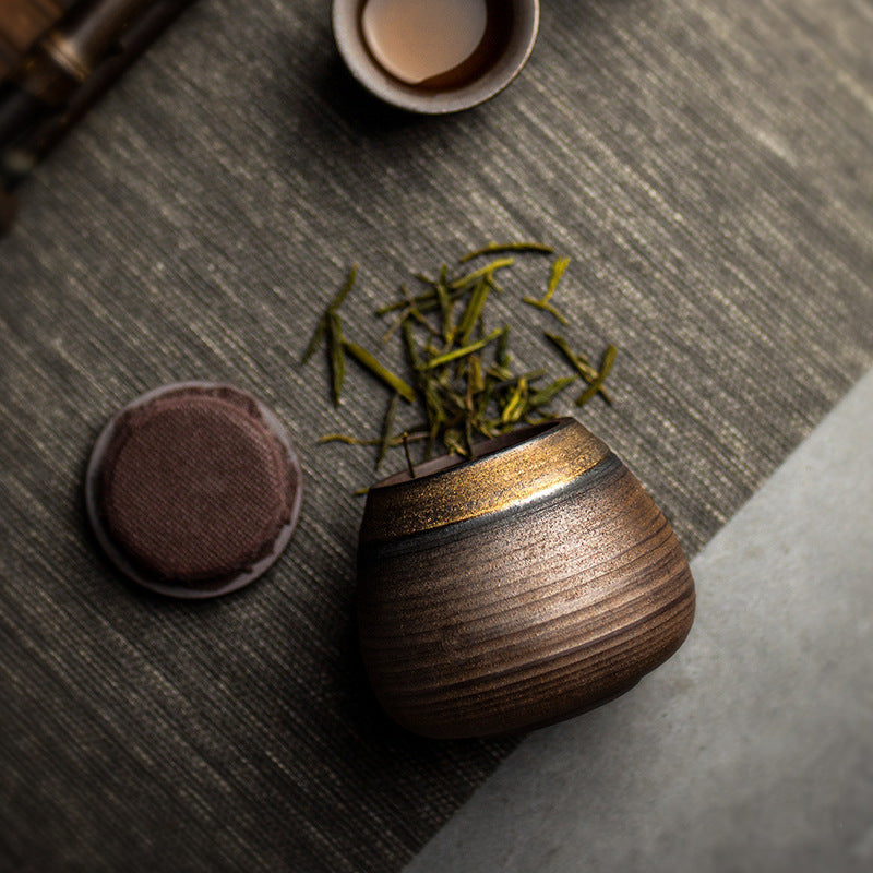 Portable Moisture-Proof Ceramic Tea Cans