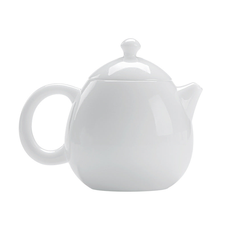 Dehua Ice Jade Porcelain Teapot