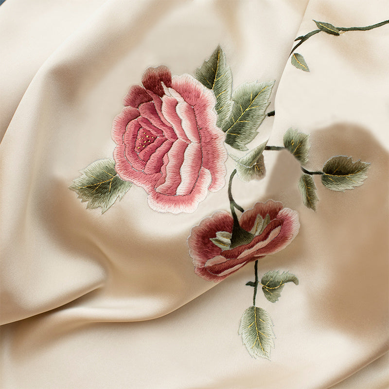 Suzhou Embroidery Mulberry Silk Dual-Use Silk Scarf Shawl