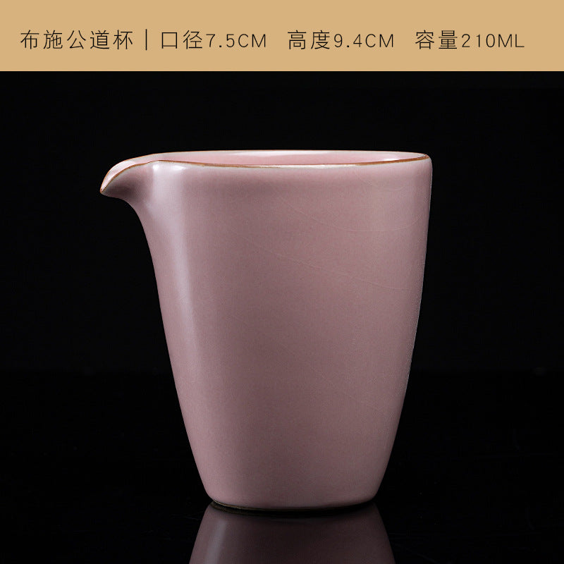 Tall Glass Gongfu Tea Serving Pitcher