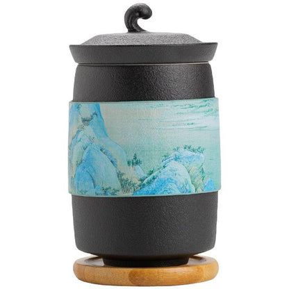 Thousand-Li Landscape Ceramic Tea Cup