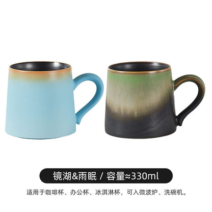 Large Capacity Ceramic Water Cup Couple&
