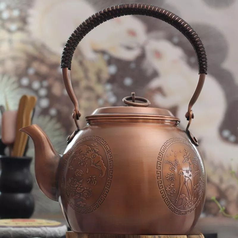 4L/135.26oz Large Capacity Copper Teapot