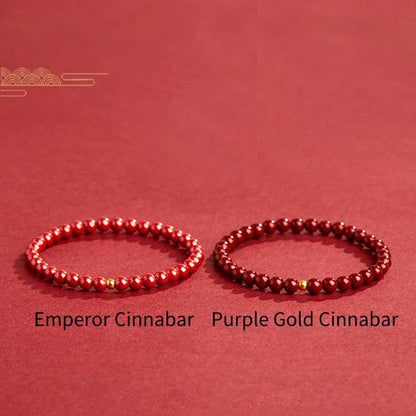 Red Cinnabar Bracelet - gloriouscollection