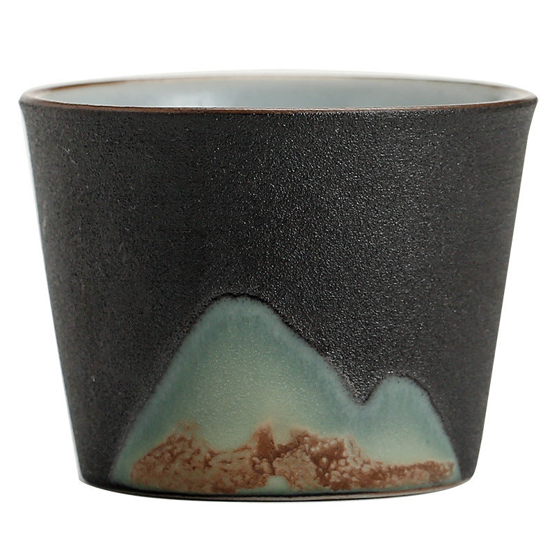 Vintage Hand Painted Zen Tea Cup