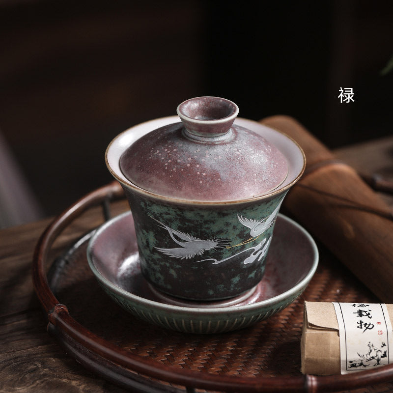 Japanese Style Kiln Baked Glow Gaiwan