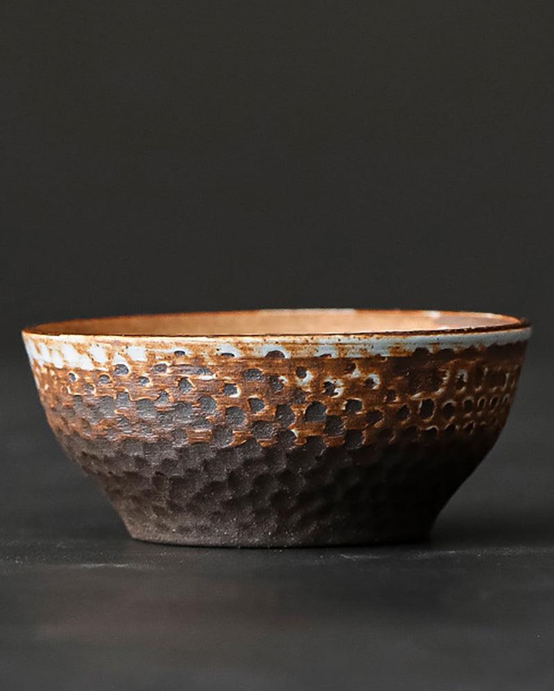 Handmade Vintage Rough Ceramic Tea Cup - gloriouscollection