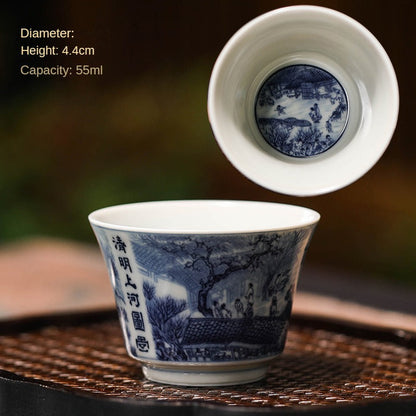 Vintage Blue and White Master Cup