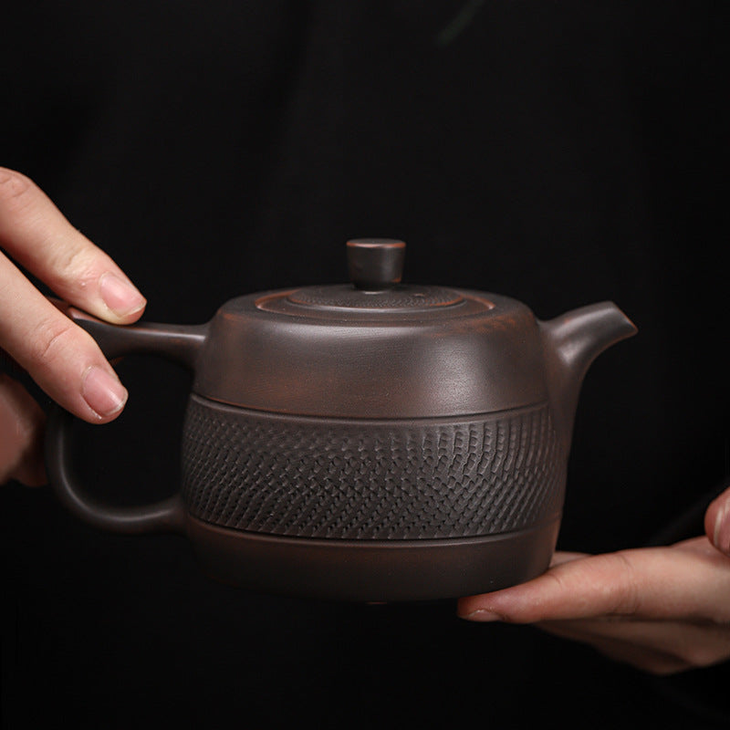 Handmade Water Cut-off Neat Small Teapot