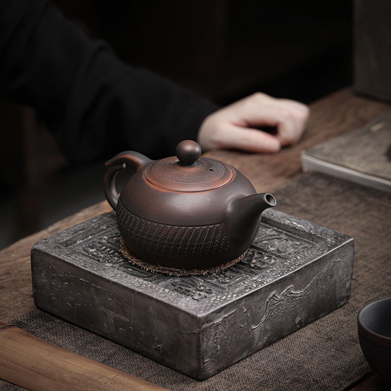 Purple Pottery Mosheng Pot Ceramic Kung Fu Teapot