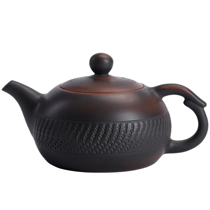 Purple Pottery Mosheng Pot Ceramic Kung Fu Teapot
