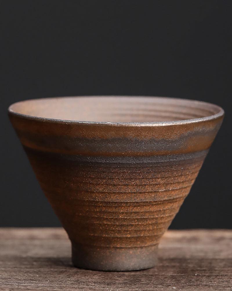 Handmade Retro Rough Ceramic Tea Cup - gloriouscollection