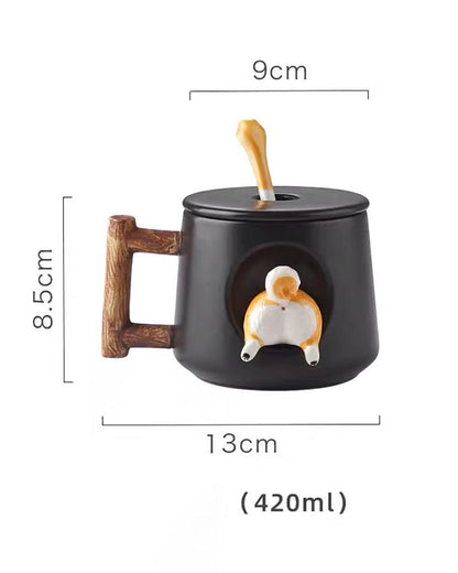 Shiba Inu Dog Ceramic Mug - gloriouscollection