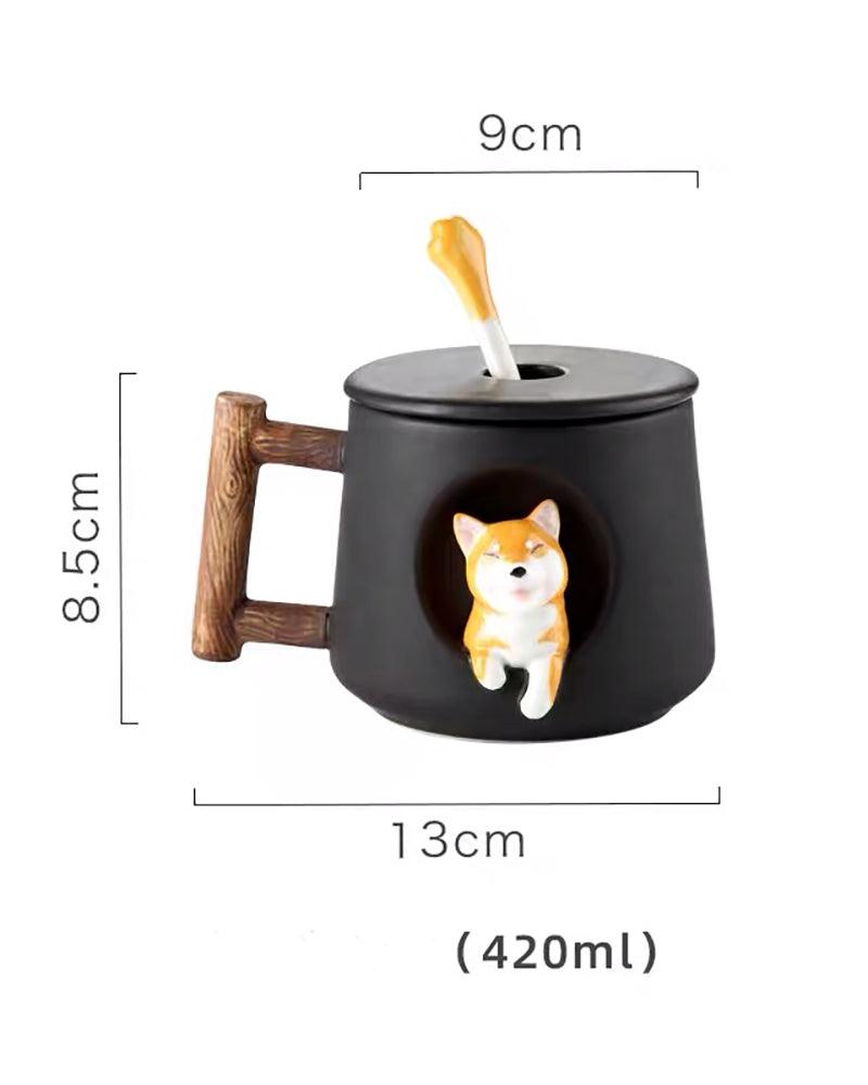 Shiba Inu Dog Ceramic Mug - gloriouscollection