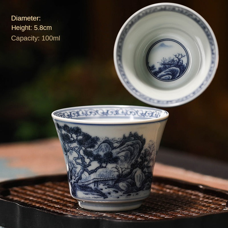 Vintage Blue and White Master Cup
