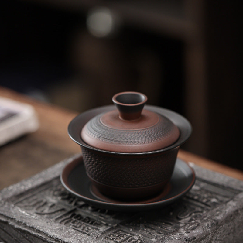 Retro Handmade Ceramic Gaiwan