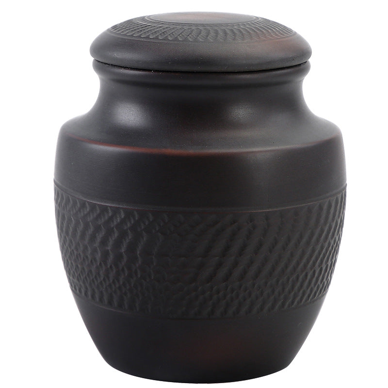 Qingxi Handmade Purple Pottery Tea Jar