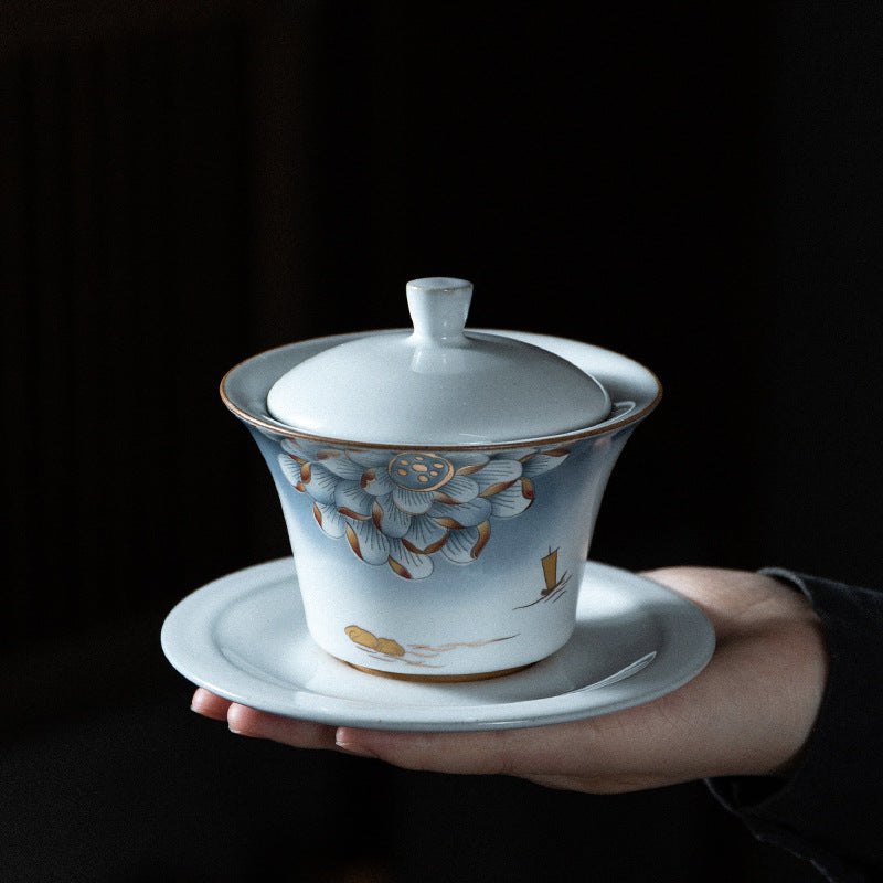 Japanese Simple Ceramic Gongfu Tea Set