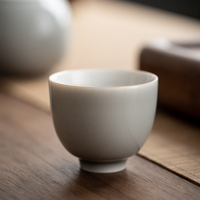 Japanese Style Ice Gray Glaze Tea Cup