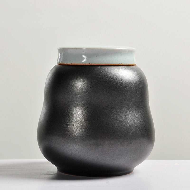 Japanese Style Coarse Zen Style Tea Jar