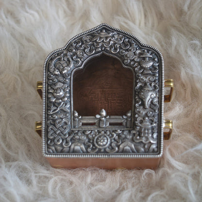 Tibetan Master Handmade Pure Silver Jewelry Box