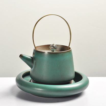 Japanese-Style Ceramic Creative Kiln Handmade Teapot