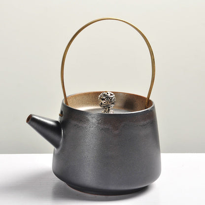 Japanese-Style Ceramic Creative Kiln Handmade Teapot