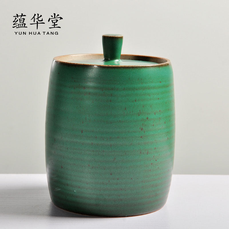 Dehua Porcelain Kung Fu Tea Set Tea Pot Retro Manual Flambe Tea Storage Pot Large Japanese Style Coarse Pottery Tea Pot
