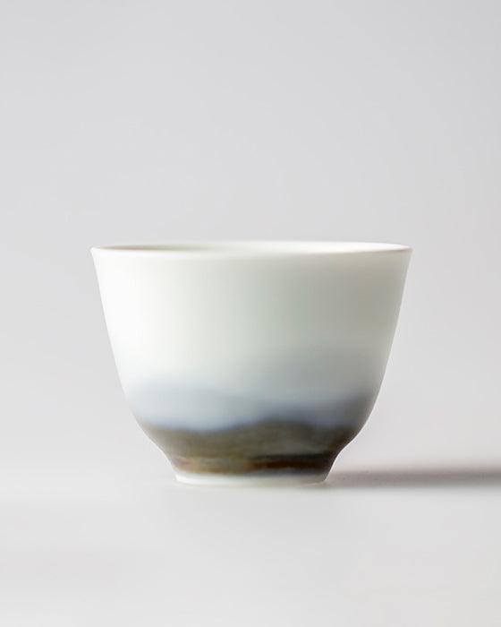 Handmade Distant Mountain Porcelain Tea Cup - gloriouscollection