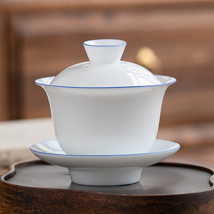 Dehua White Jade Tureen Gaiwan