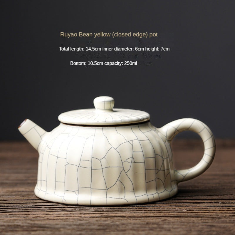 Gracked Glaze  Ru Ware Teapot
