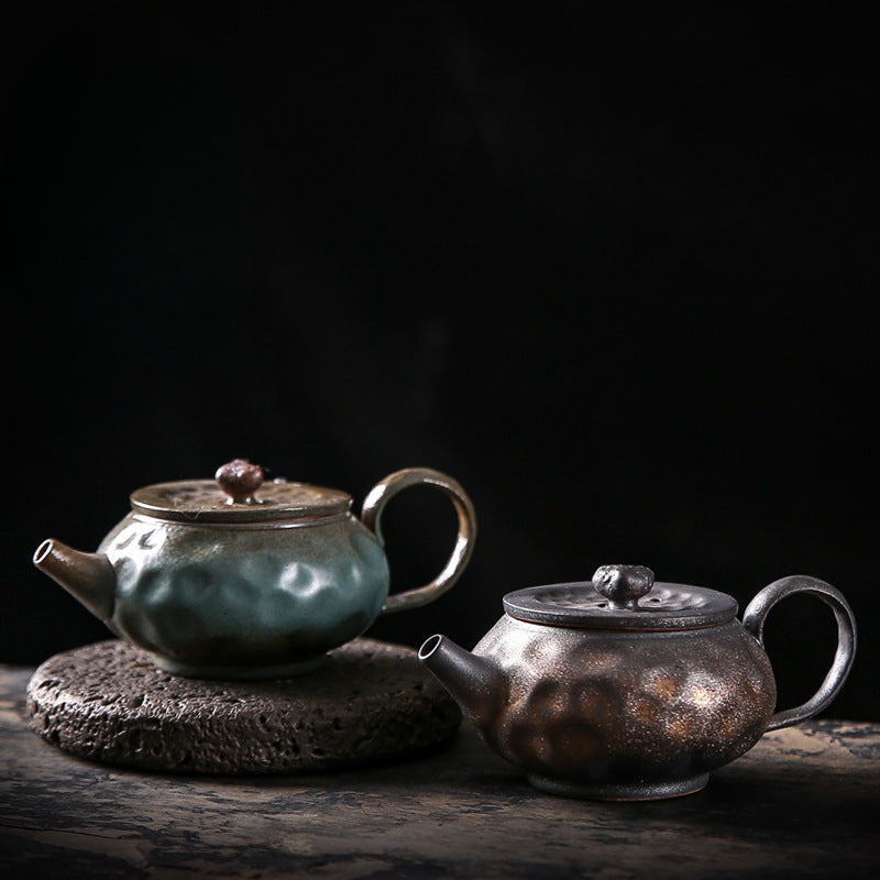 Handmade Gilding Stoneware Teapot