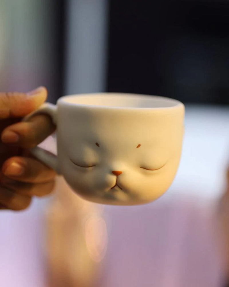 Handmade Rabbit Ceramic Coffee Gift Mug