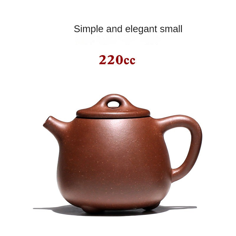 Yixing High Stone Ladle Purple Clay Teapot