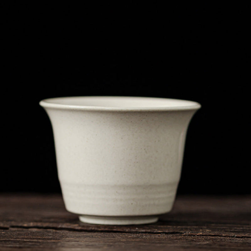 Grass and Wood Gray Glaze Tea Cup