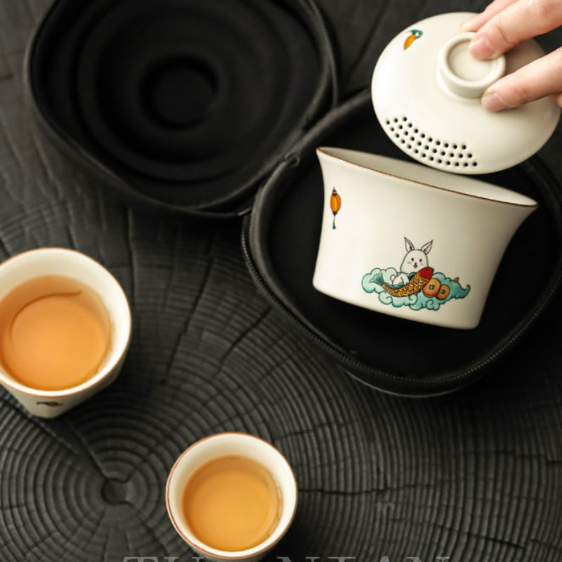 Tian Di He Wen Chuang Outdoor Travel Tea Set