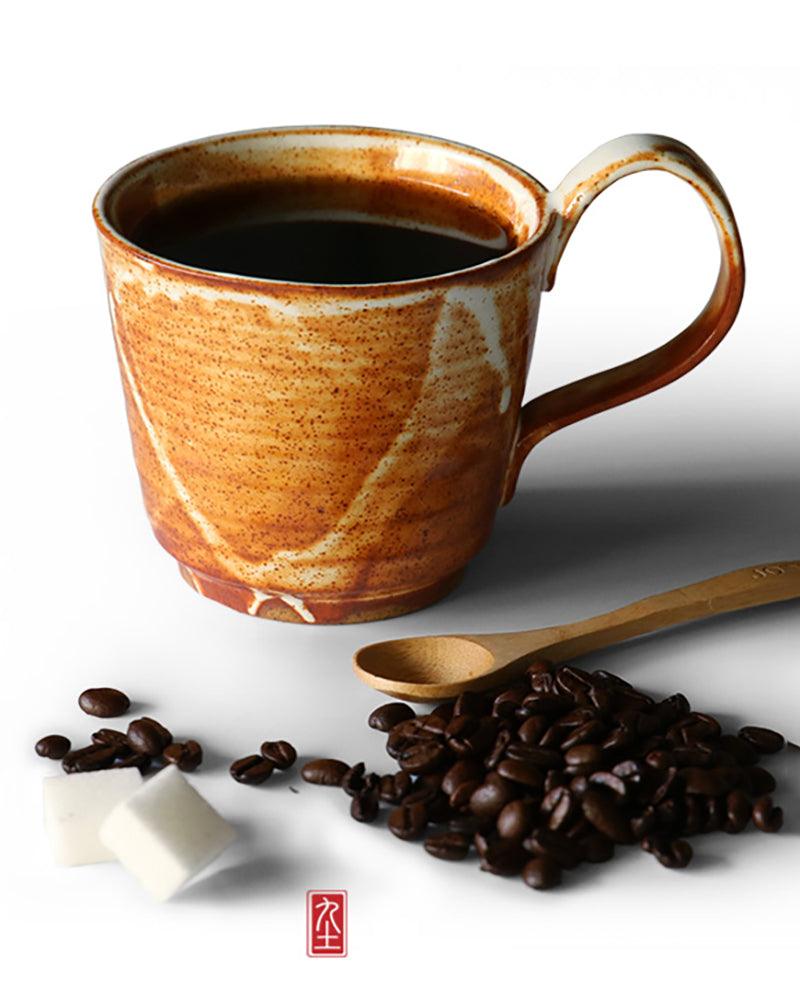 Handmade Color Change Rough Pottery Coffee Mug - gloriouscollection