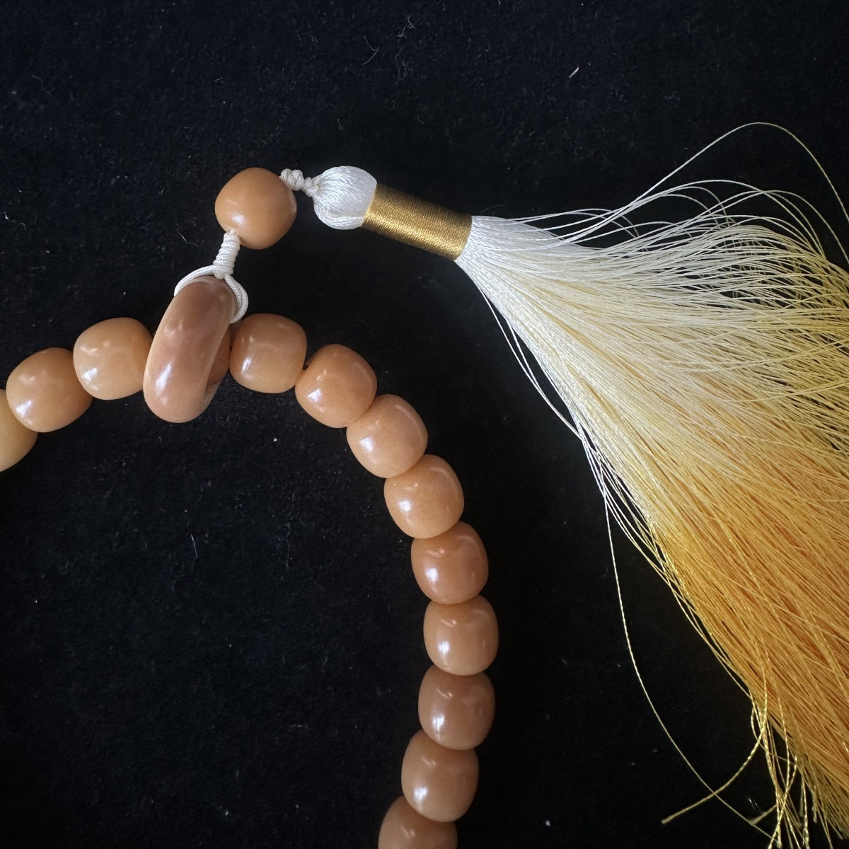 Gradient Jade Bodhi Root Bracelet Weathered Bodhi Lotus Seedpod Pendant 19 Pcs